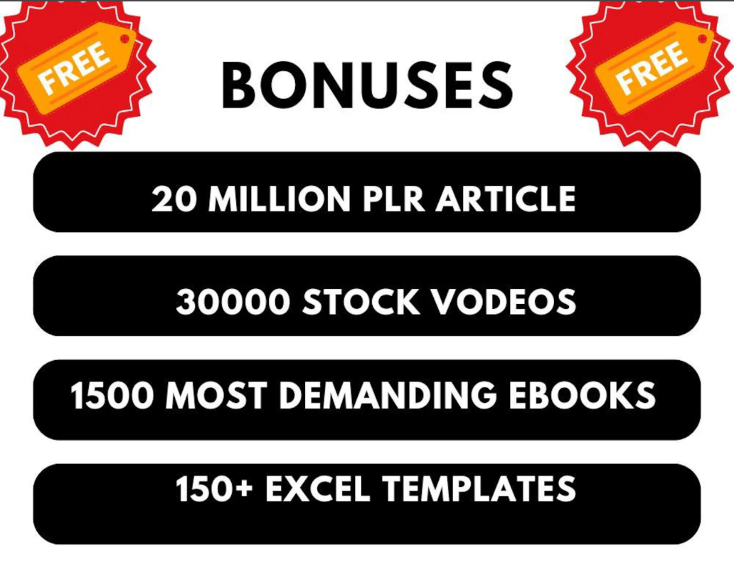 1 Million+ Ebooks + 1 Million PLR Articles Bonus with reseller rights - Image 2