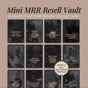 Passive Income eBook Bundle MRR master resell rights