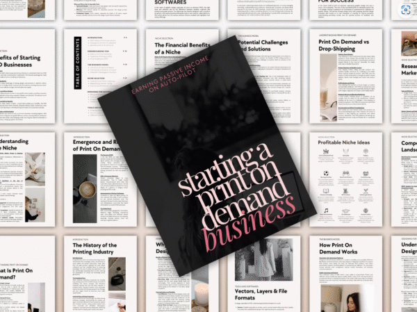 Print On Demand Business Guide | DFY POD eBook