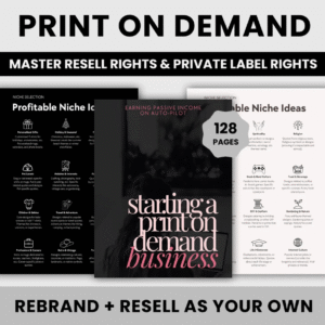 Print On Demand Business Guide | DFY POD eBook