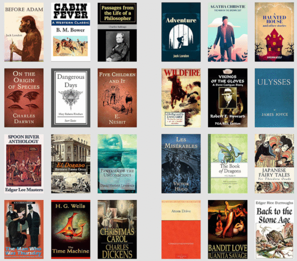 1000 timeless classic & famous novels in digital format with PLR 100% copyright free
