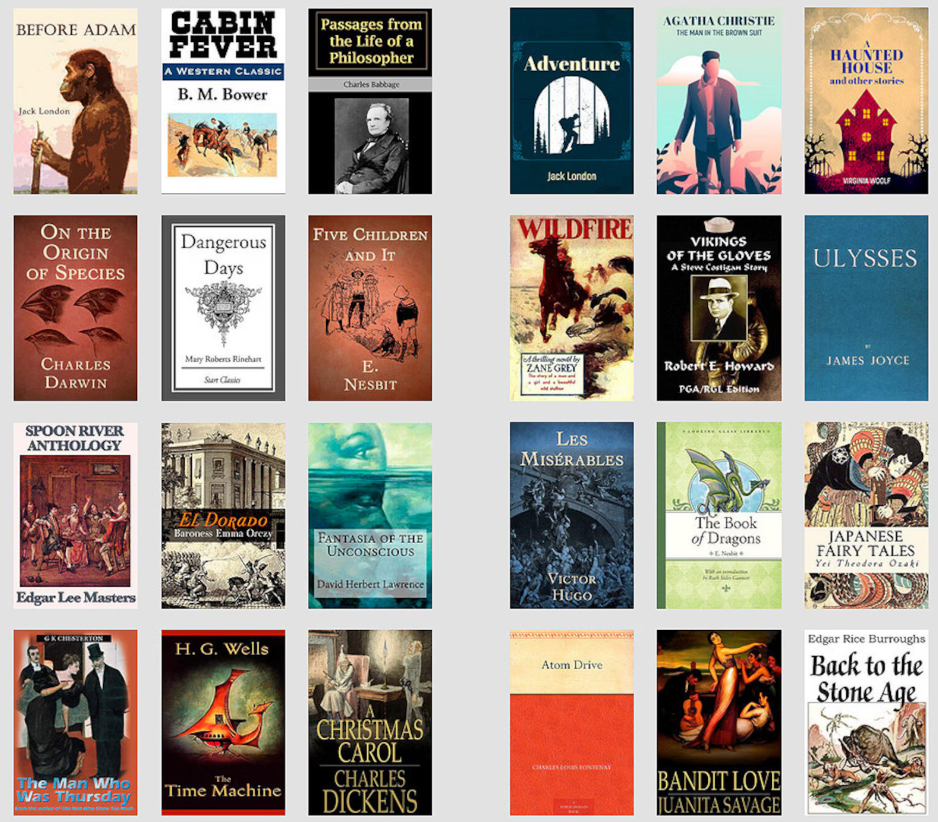 1000 timeless classic & famous novels in digital format with PLR 100% copyright free