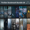 Thriller Bookmark Bundle, Horror Crime Thriller Bookmarks